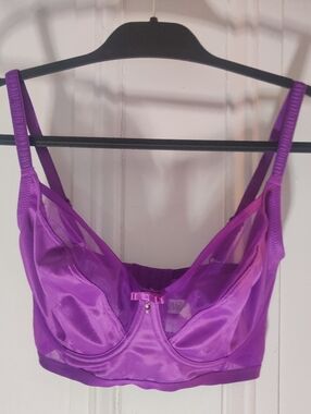 Pour Moi Fuchsia Longline Bra Size 34H